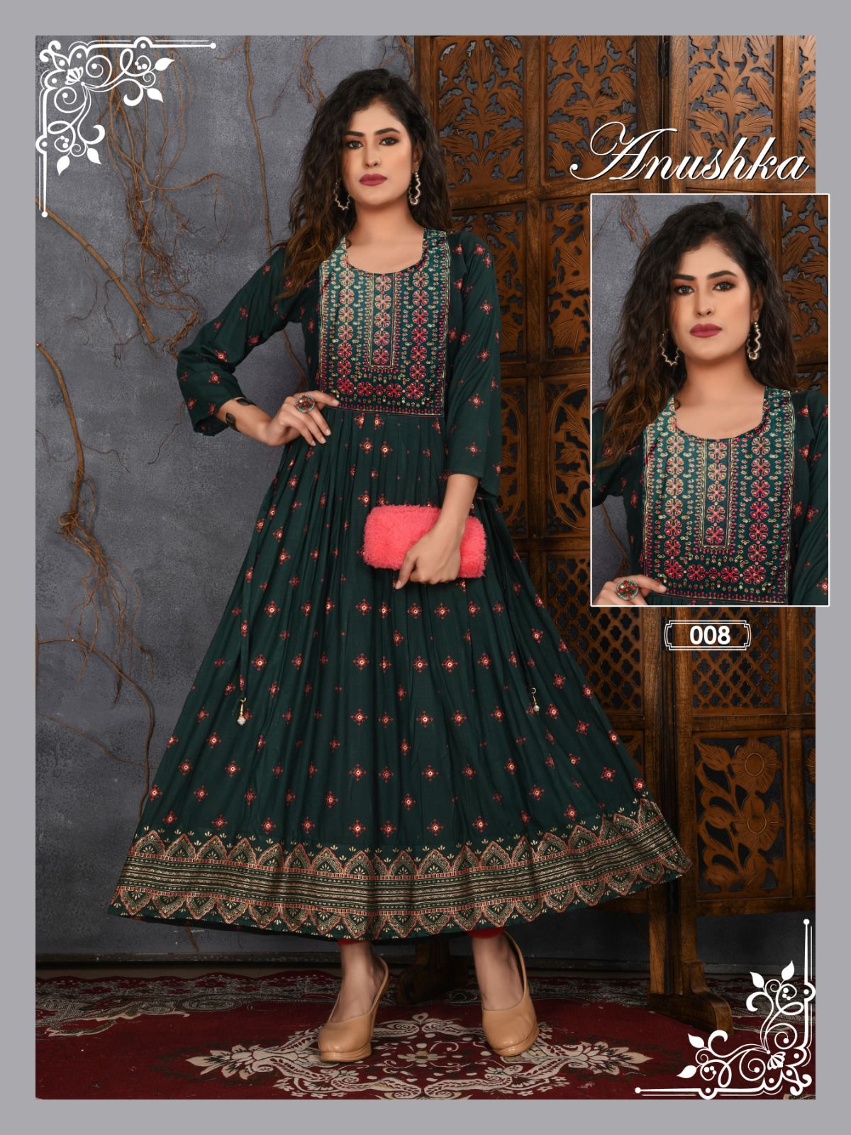 Anushka Vol 2 By Aagya Anarkali Kurtis Catalog